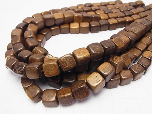1strand $4.79! Wood Beads Cube 10x10x10mm 1strand beads (aprx.15inch/38cm)