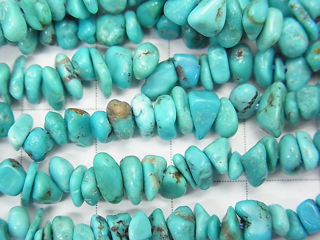 1strand $12.99! Turquoise AA++ Chips (Small Nugget ) 1strand beads (aprx.15inch/36cm)