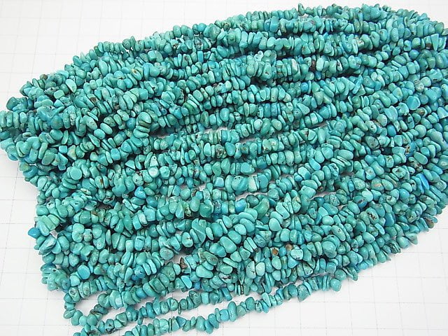 1strand $12.99! Turquoise AA++ Chips (Small Nugget ) 1strand beads (aprx.15inch/36cm)