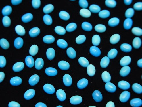 Arizona Sleeping Beauty Türkis AAA Oval Cabochon 4 x 3 mm 10Stk $11.79!