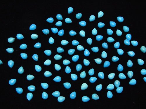 Arizona Sleeping Beauty Turquoise AAA Pear shape Cabochon 4 x 3 mm 10 pcs $11.79!