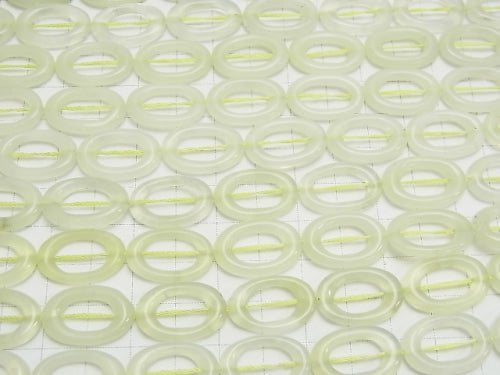 1strand $9.79! New Jade Oval (Donut) 20 x 13 x 3 mm 1strand beads (aprx.15 inch / 37 cm)