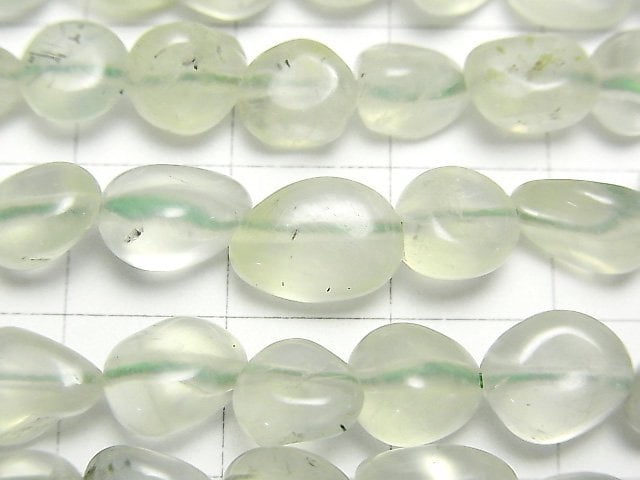 1strand $6.79! Prehnite AA++ Small Size Nugget 1strand beads (aprx.15inch/38cm)