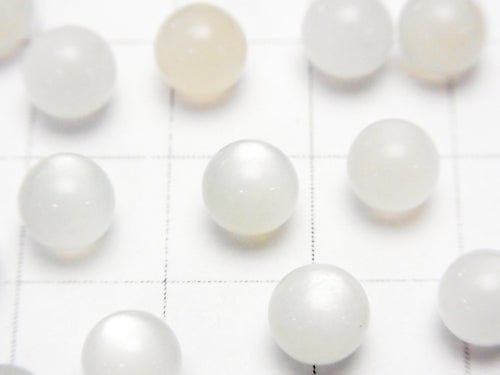 Tansania Weißer Mondstein AAA- Rund 6 mm unbohrt 20 Stück 11,79 $!