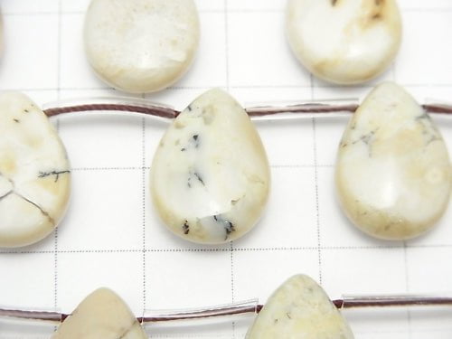 African Opal Pear shape (Smooth) 18x13x5mm half or 1strand beads (aprx.15inch/36cm)
