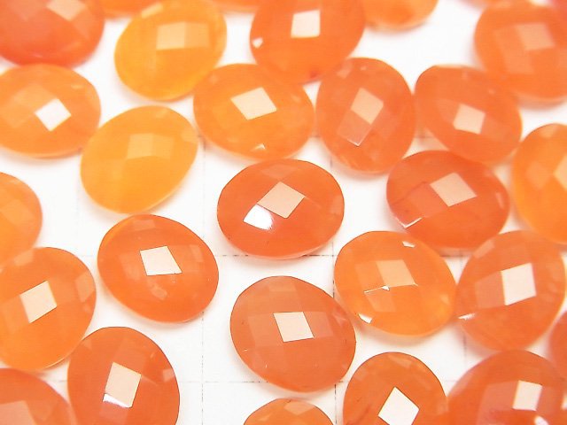 Hochwertiger Karneol AAA unbohrter ovaler Kissen Schnitt 10x8mm 4 Stück 8,79 $!