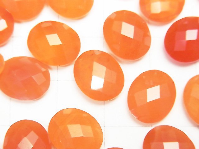 Hochwertiger Karneol AAA unbohrter ovaler Kissen Schnitt 12x10mm 4 Stück 14,99 $!