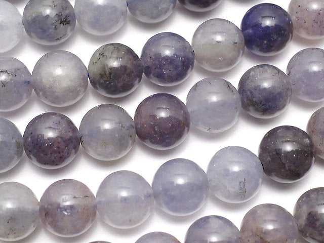 血絲堇青石 AA 圓珠 8mm 1串 (約15英吋/37公分)