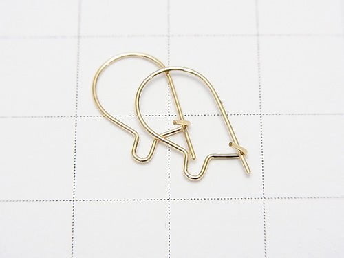 14KGF Kidney Earwire 15x8 3pairs $3.79!