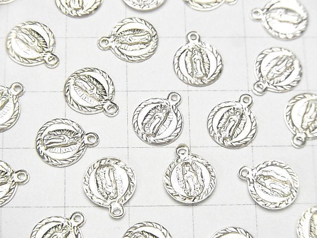 Silver925 Charm 10x8.5mm Miraculous Medal 3pcs