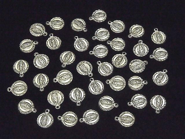 925純銀吊飾 10x8.5公釐 聖牌 3件裝