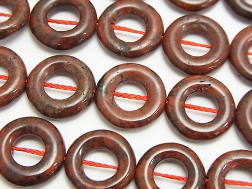 Coin, Jasper Gemstone Beads