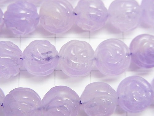 Lavendel-Amethyst AA++ Runde Rose Cut 10mm 1/4 oder 1Strang Perlen (ca. 15 Zoll / 36 cm)