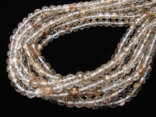 1strand $8.79! Bronze Shine Crystal 64Faceted Round 8mm 1strand (aprx.15inch/38cm)