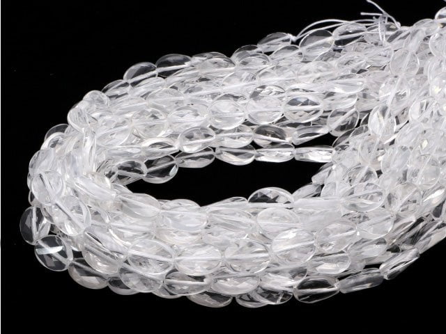 Kristall AAA- Twist Facettierte Oval 14x10x6mm halb oder 1 Strang Perlen (ca. 15 Zoll / 36 cm)