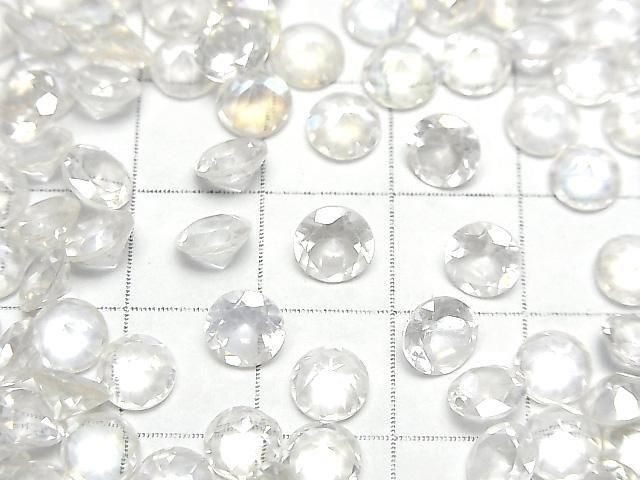 Aqua Crystal AAA- Loose stone Round Faceted 6x6mm 10pcs