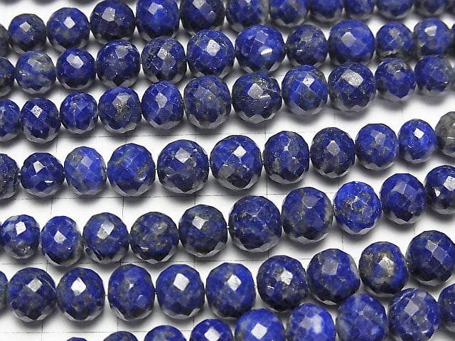Lapislazuli AA++ facettierte Knopf-Rondelle 1 Strang Perlen (ca. 20cm)