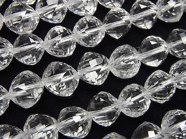 高品質!水晶石英 AAA 骰子形狀 10x10x10 公釐 1/4 或 1 串珠(約 7 吋/18 公分)