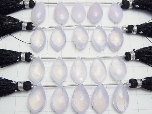 MicroCut! High Quality Scorolite AAA Marquise Faceted Briolette 1strand (5pcs )