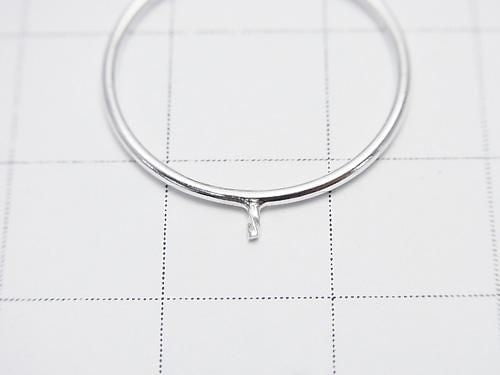 Silver 925 Ring with Peg (1pc)