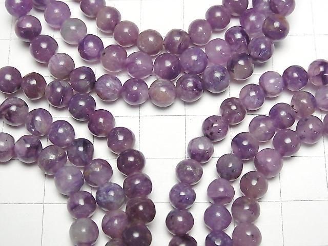 Engel-Silikat (Charoit mit Silikat) AA+ Runde 6mm Armband