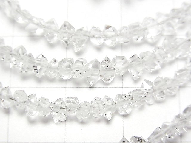 Diamant Herkimer brut AAA (taille S-M) 1 rang de perles (env. 15 cm)