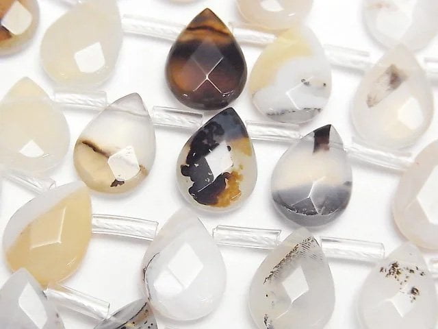 Agate, Pear Shape Gemstone Beads