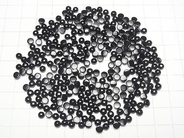 Onyx AAA Rund Cabochon 4x4mm 10 Stück
