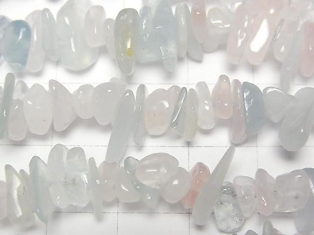 Beryl Mix AA+ Chips (Small Nugget) 1strand beads (approx. 30 inches/76 cm)