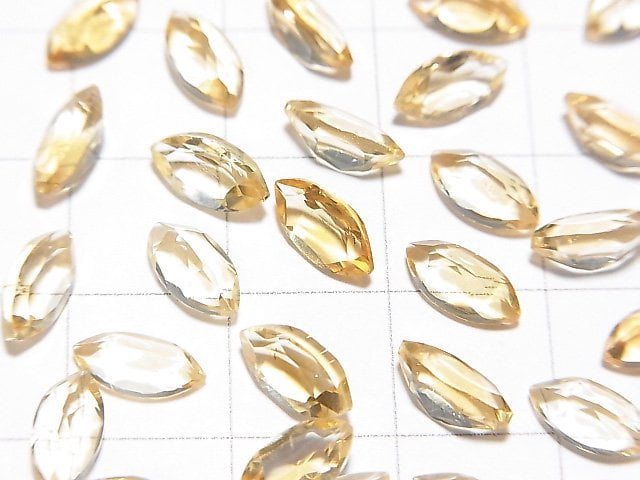 Hochwertiger Citrin AAA lose Stein Marquise facettiert 8x4mm 5 Stück