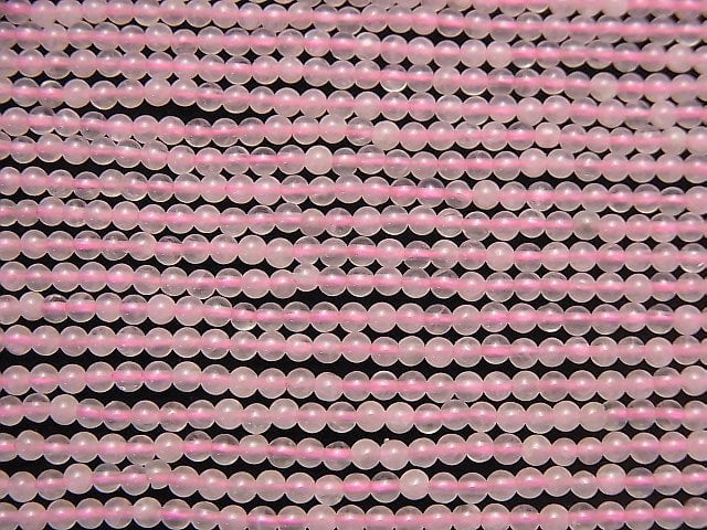 Rosenquarz rund 2mm 1 Strang Perlen (ca. 15 Zoll / 38 cm)