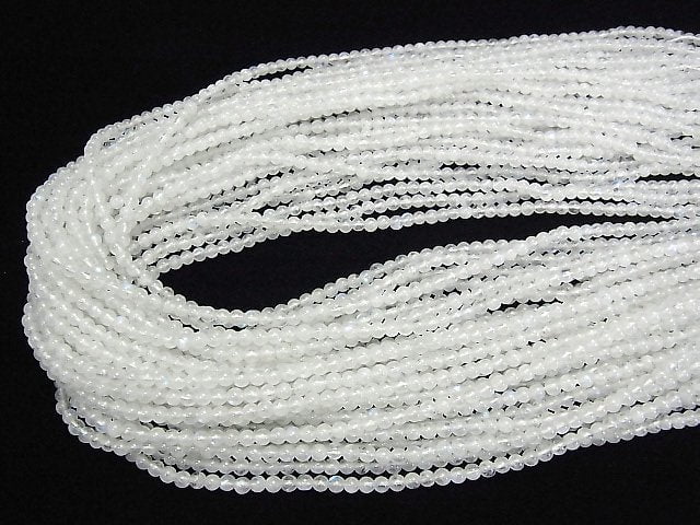 Regenbogen-Mondstein AA+ Rund 3mm 1strang Perlen (ca. 15 Zoll / 38 cm)