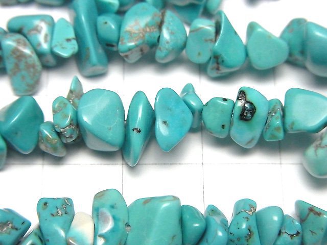 Magnesite ,Turquoise Chips (Small Nugget ) 1strand beads (aprx.30inch/74cm)