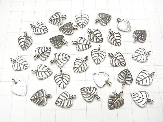 純銀葉形吊飾 15x11mm 1個