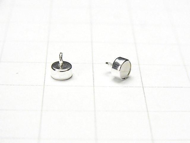 925 純銀磁扣 4.5x5公釐 1 對 (2 個)