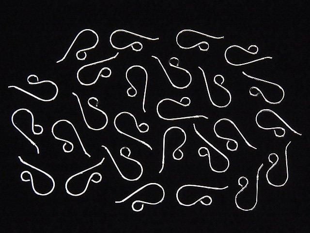 Silver925 Earwire 16x6mm No coating 3pairs