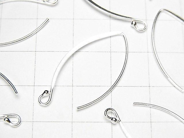 Silver925 Marquise Earwire 30x15mm No coating 1pair