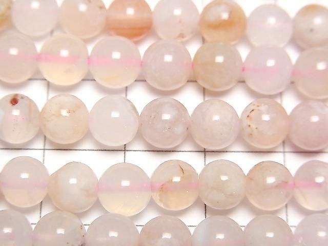 櫻花瑪瑙圓珠 6mm 1串珠子 (約15英吋/38公分)