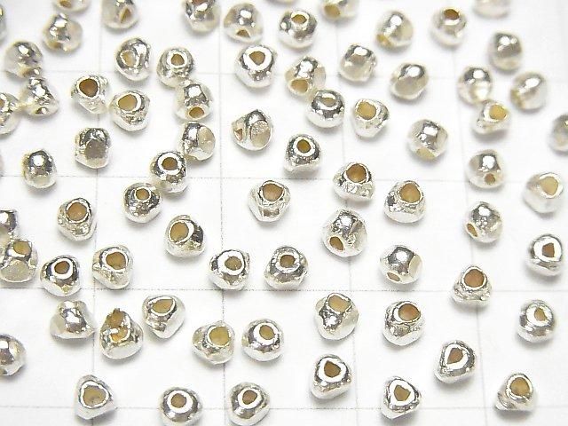 Karen Silver Rondelle 3x3x2.5mm 10pcs