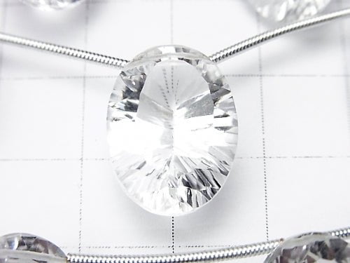 1strang 25,99 $! Hochwertiger Kristall AAA Oval konkav geschnitten 18 x 13 mm 1strang Perlen (5 Stück)
