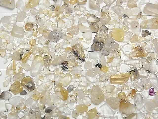 Rutilated Quartz AA+ Undrilled Chips 100g