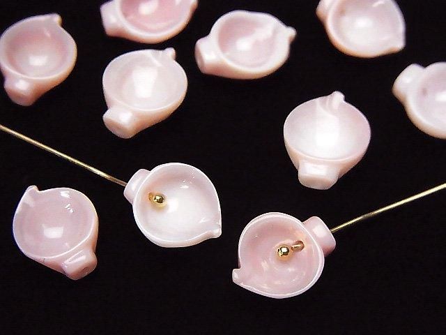Königin Conchenschale AAA Blume (Blütenblatt) 10x8mm 2Stk