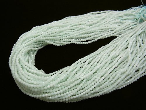 1strand $12.99! Amazonite AAA Faceted Round 2mm 1strand beads (aprx.15inch/38cm)