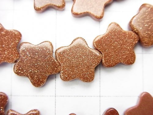 1strand $7.79! Golden Sand Stone Star 10x10x3mm 1strand beads (aprx.15inch / 37cm)