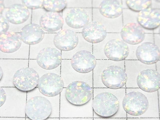 Kyoto Opal Rund Cabochon 8x8mm 2 Stück