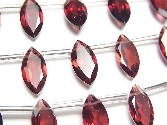 High Quality Mozambique Garnet AAA Marquise Faceted 12x6mm 1strand beads (8pcs)