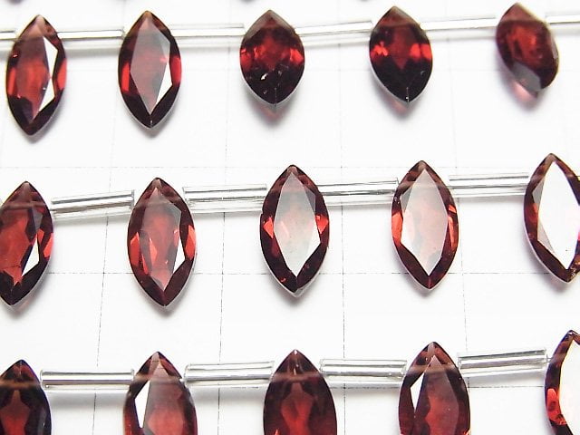 High Quality Mozambique Garnet AAA Marquise Faceted 12x6mm 1strand beads (8pcs)