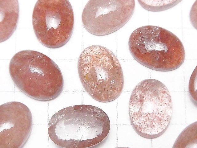 Hochwertiger rosa Epidot AAA - AA++ ovaler Cabochon 18 x 13 mm 3 Stück 19,99 $!