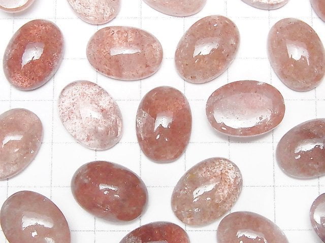 Hochwertiger rosa Epidot AAA - AA++ ovaler Cabochon 18 x 13 mm 3 Stück 19,99 $!