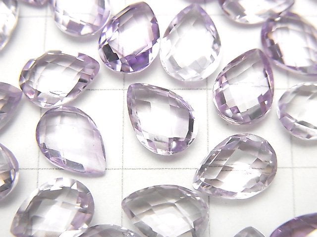 Hochwertig Pink Amethyst AAA unbohrbar Birnenform Kissen geschliffen 10 x 7 mm 5 Stück 9,79 $!